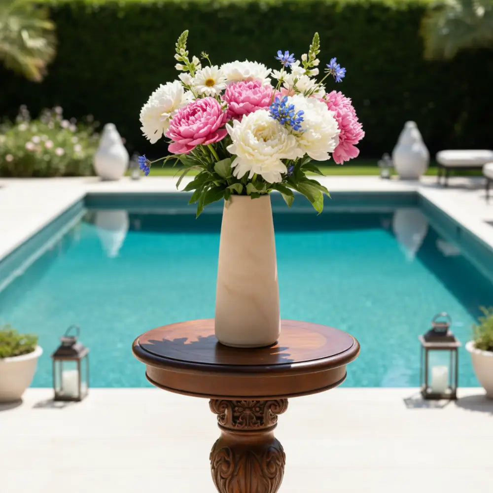 Pot de fleur en bois pas cher