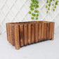 Pot de fleur en bois rectangulaire
