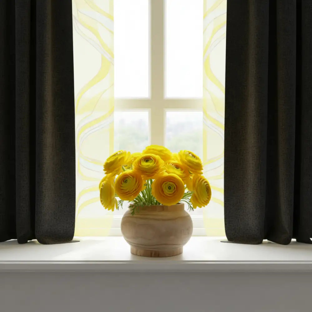 Pot de fleur en bois rond