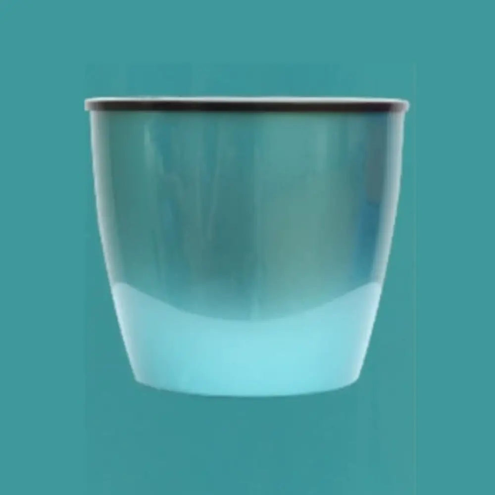 Pot de fleur en plastique de couleur Bleu