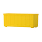 Pot de fleur extérieur rectangulaire - Jaune