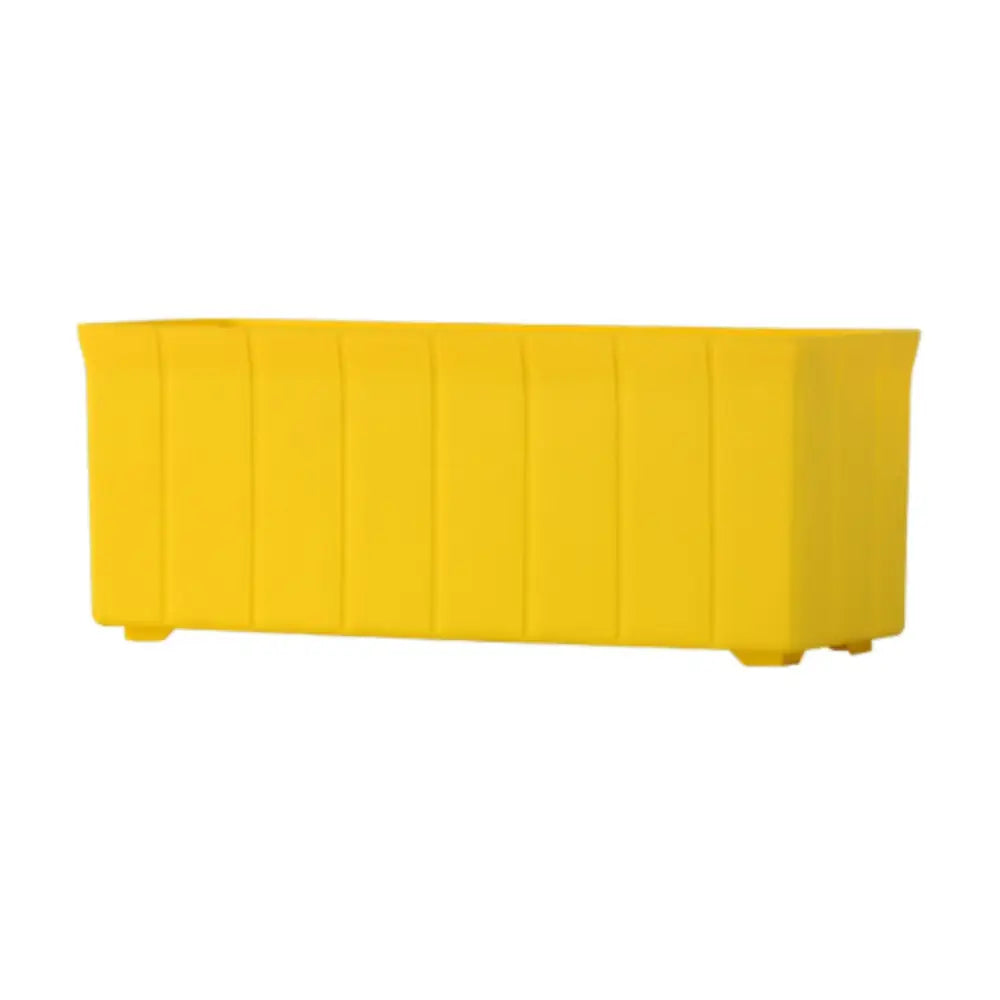 Pot de fleur extérieur rectangulaire - Jaune
