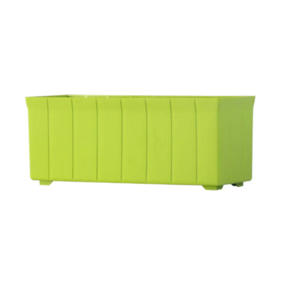 Pot de fleur extérieur rectangulaire - Vert