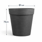 Pot de fleur extérieur xxl plastique