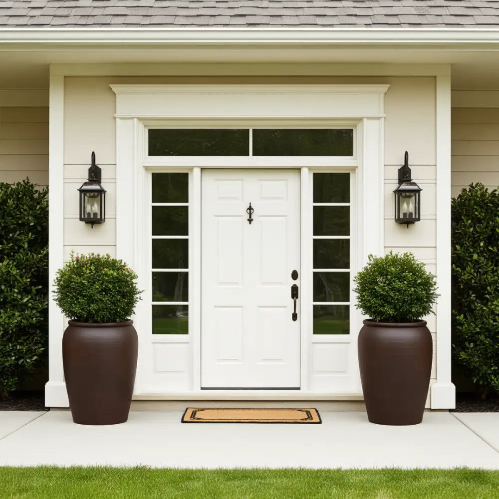 Pot de fleur géant terre cuite