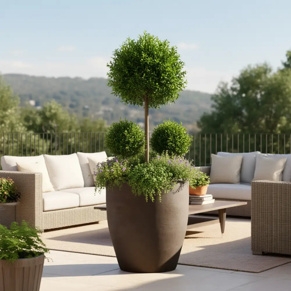 Pot de fleur géant terre cuite