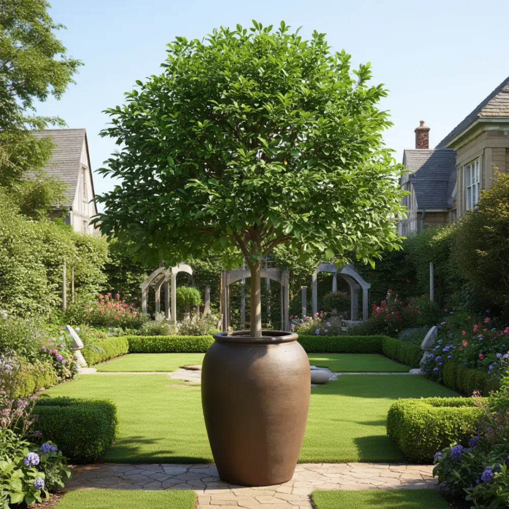 Pot de fleur géant terre cuite