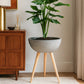 Pot de fleur haut sur pied