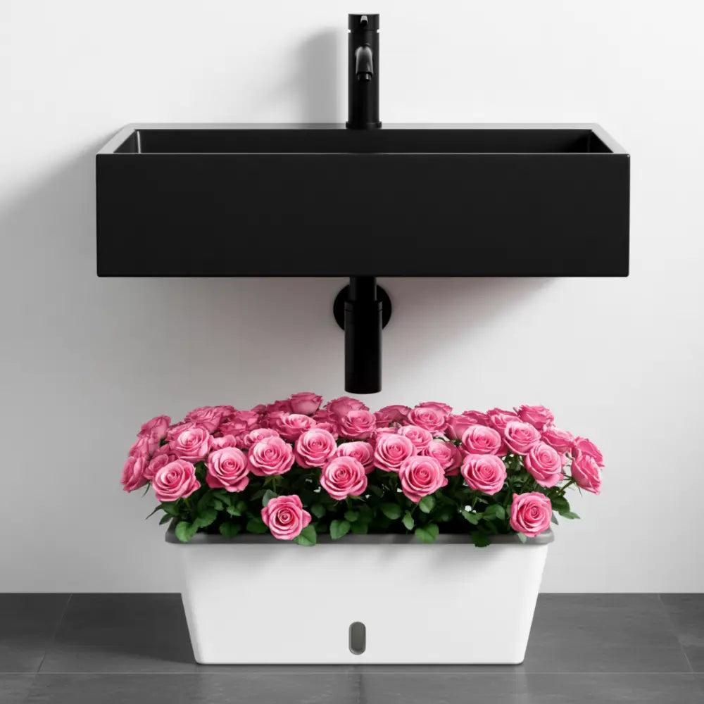 Pot de fleur interieur rectangulaire