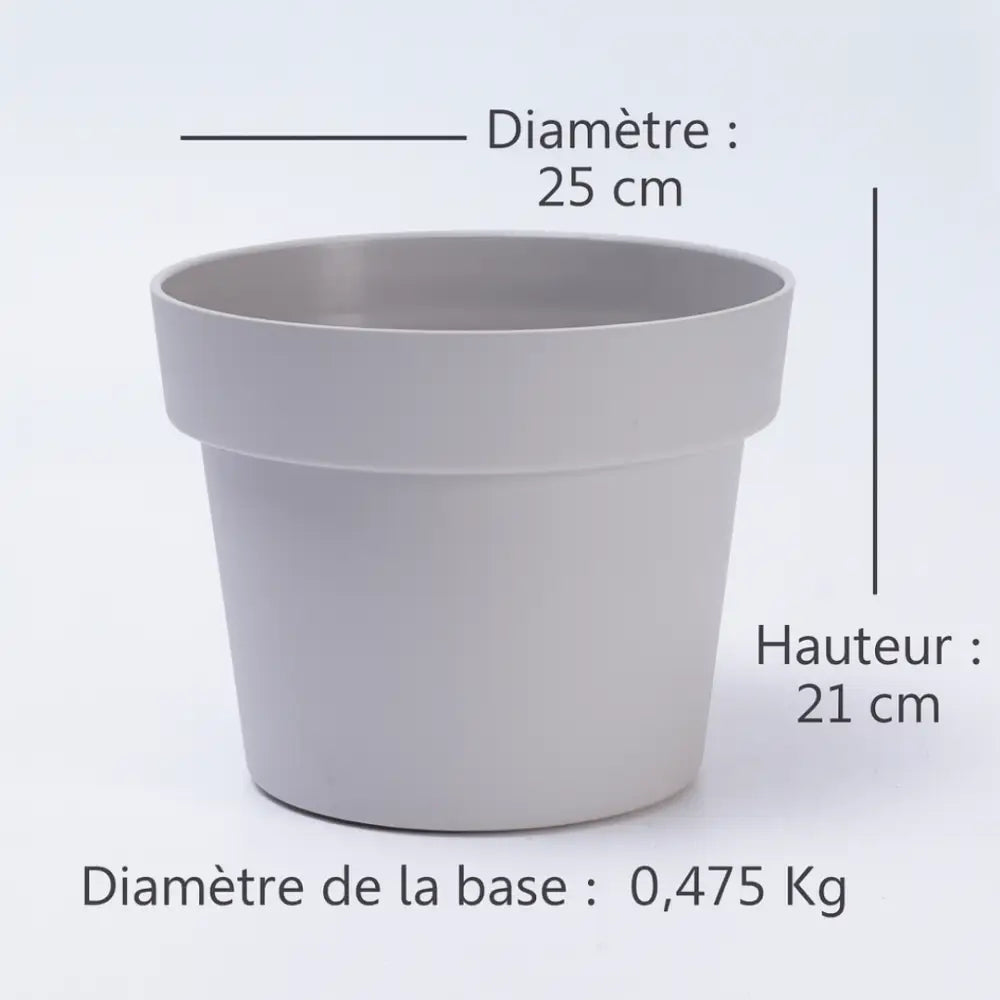 Pot de fleur plastique 20 cm