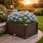 Pot de fleur plastique carré 30x30