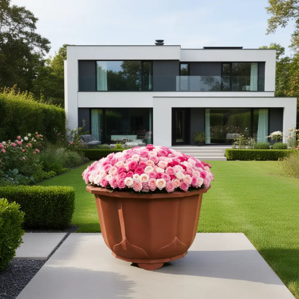 Pot de fleur plastique diamètre 80