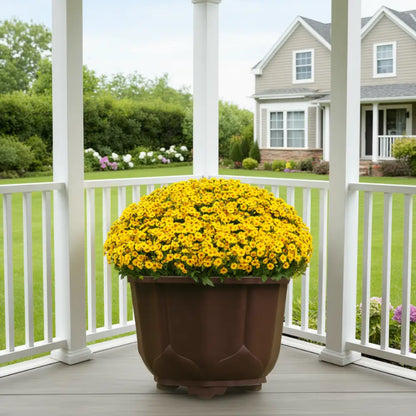 Pot de fleur plastique diamètre 80 - Rouge violet