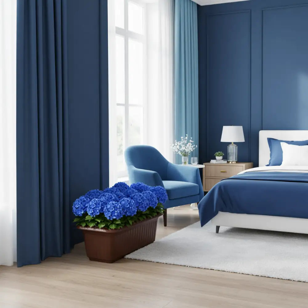 Pot de fleur plastique grande taille rectangulaire