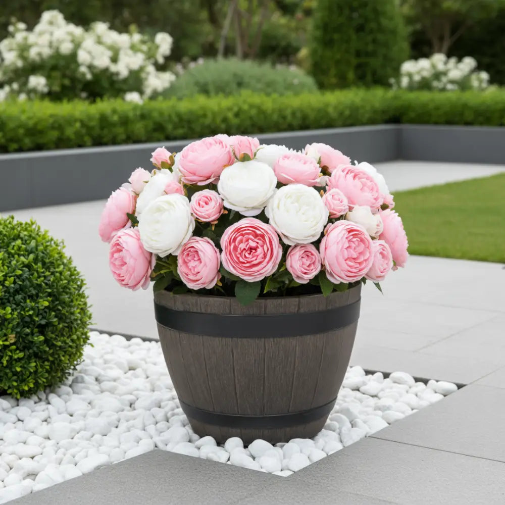 Pot de fleur plastique hauteur 40 cm