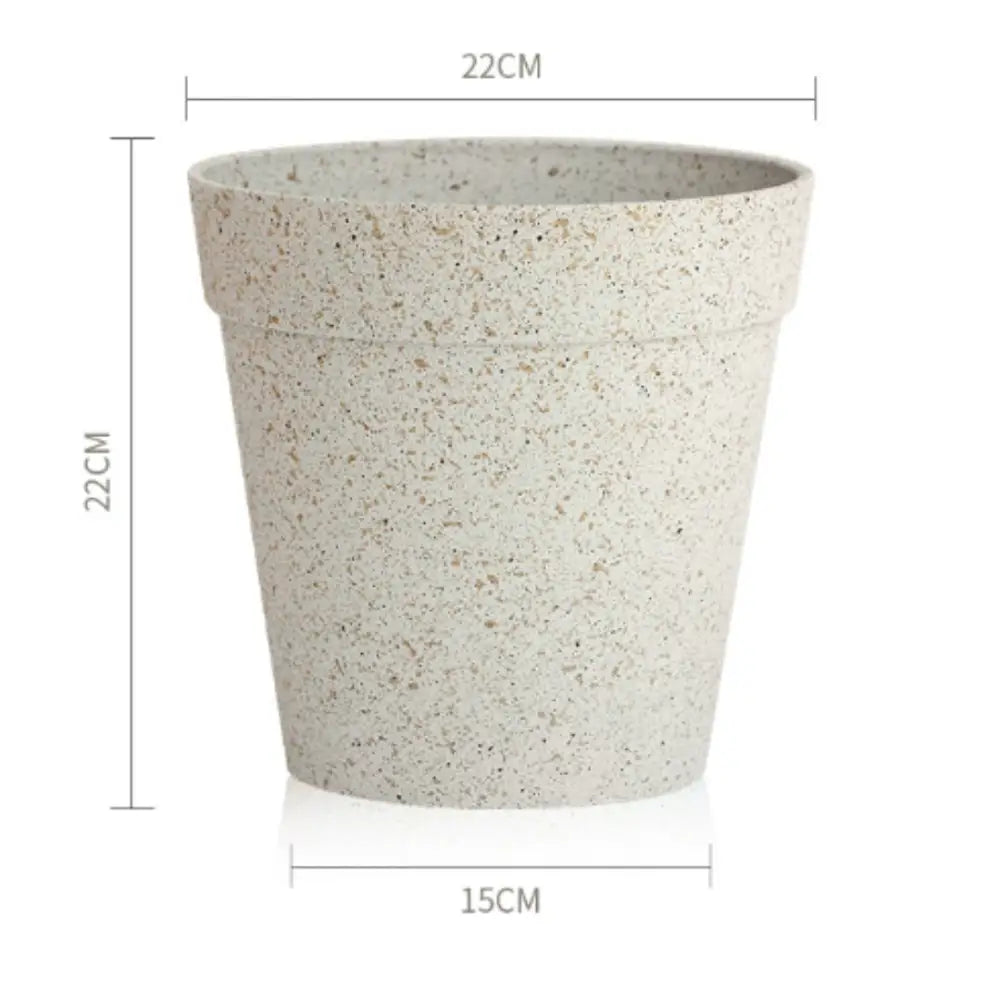 Pot de fleur plastique pas cher Granite