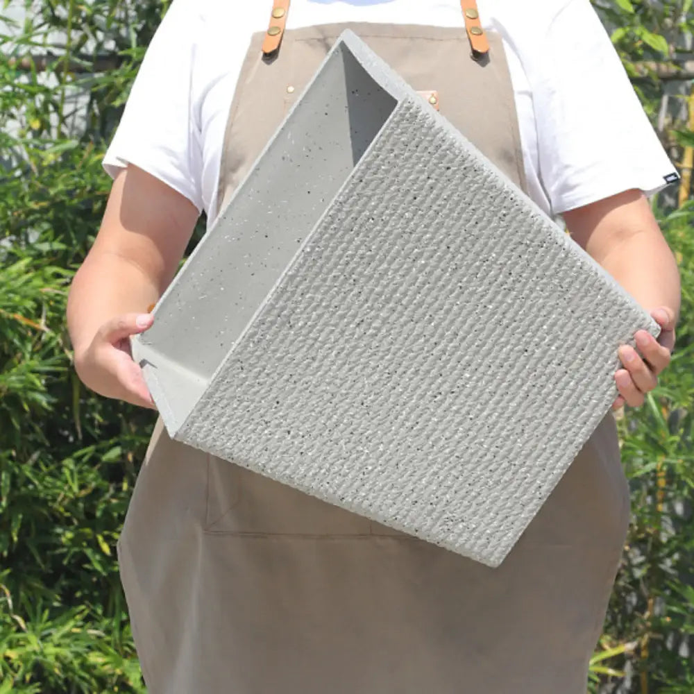 Pot de fleur plastique recyclage - Sable