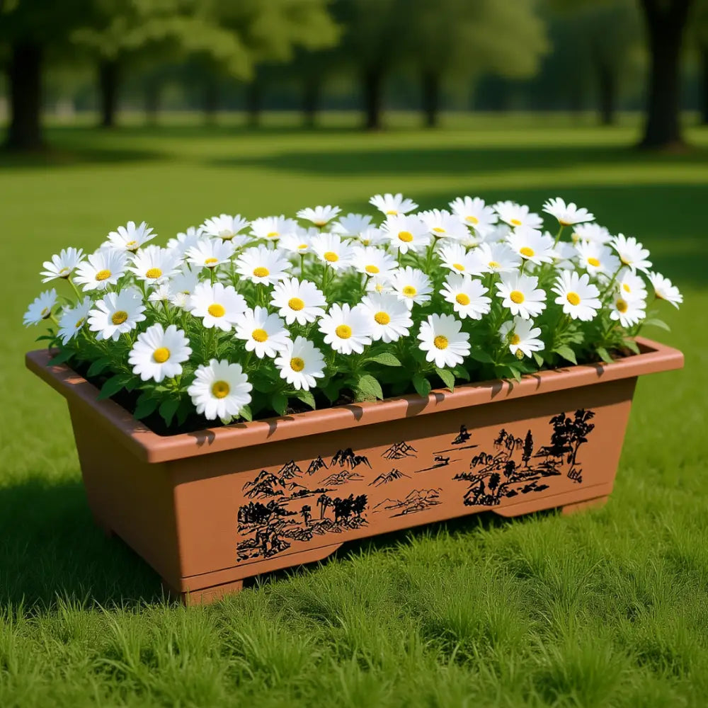 Pot de fleur rectangulaire 1m