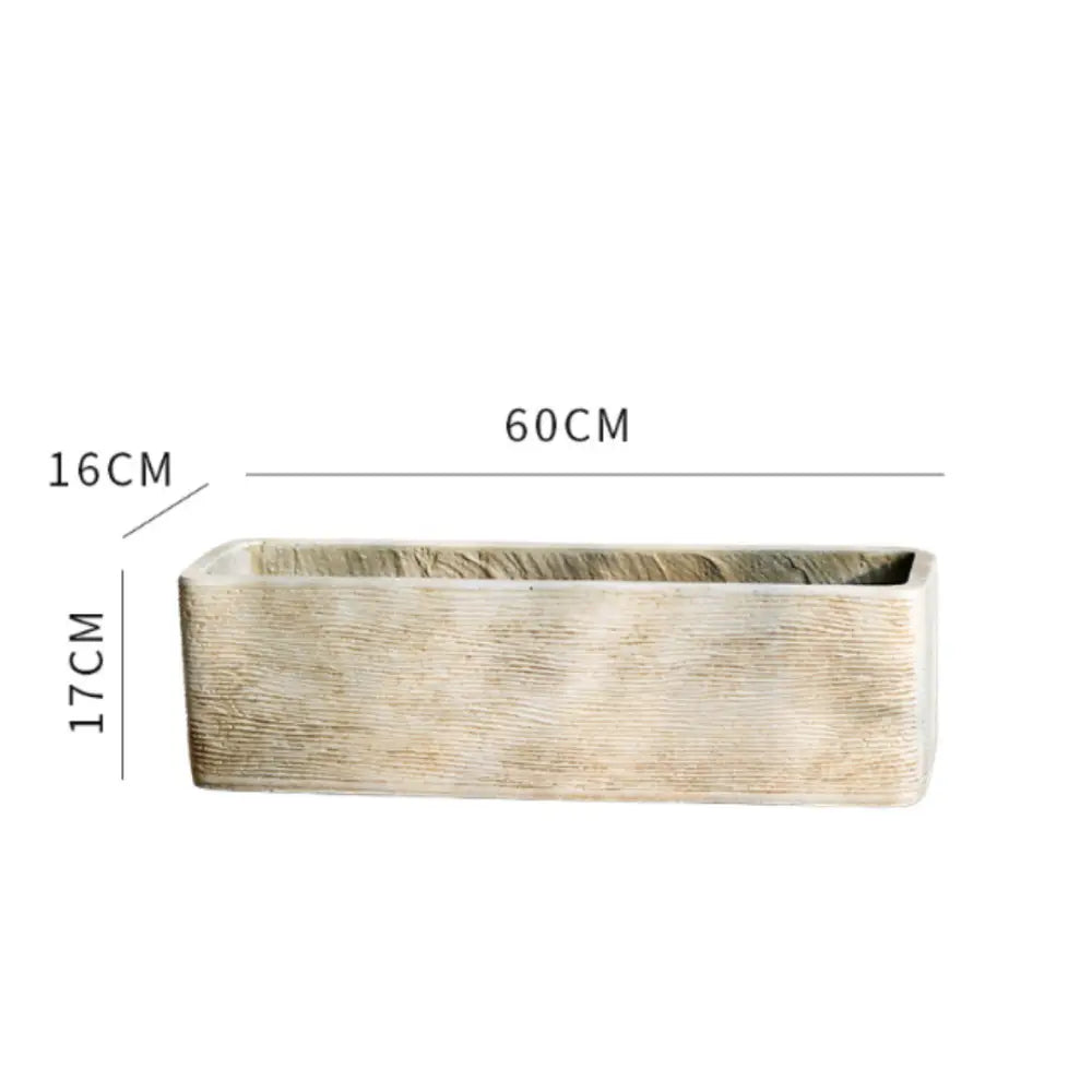 Pot de fleur rectangulaire 60 cm
