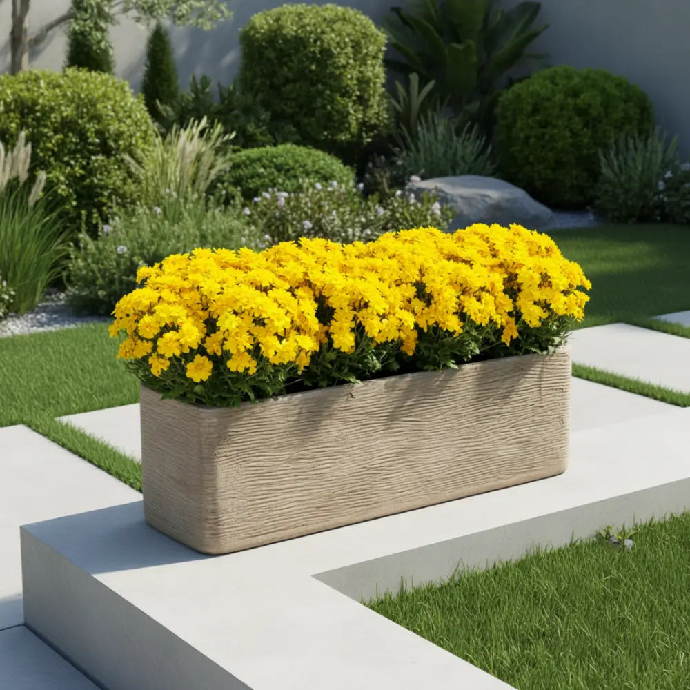 Pot de fleur rectangulaire 60 cm