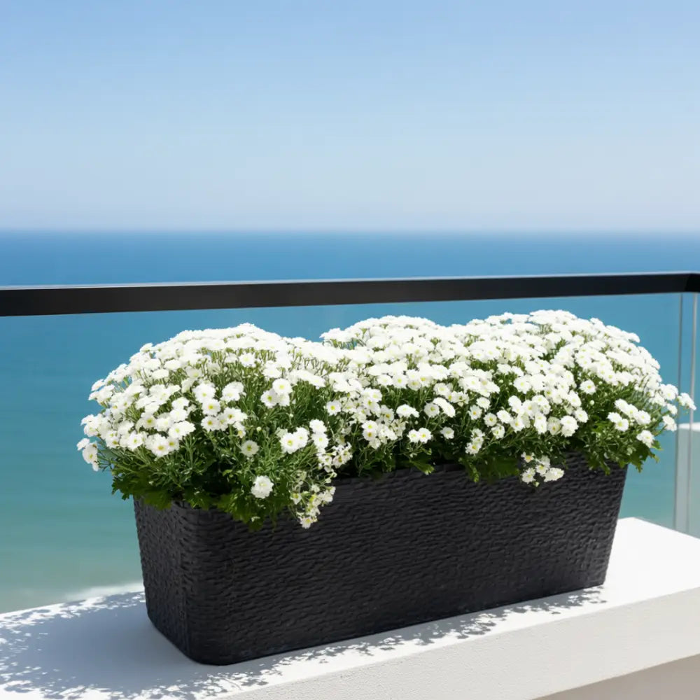 Pot de fleur rectangulaire 80 cm