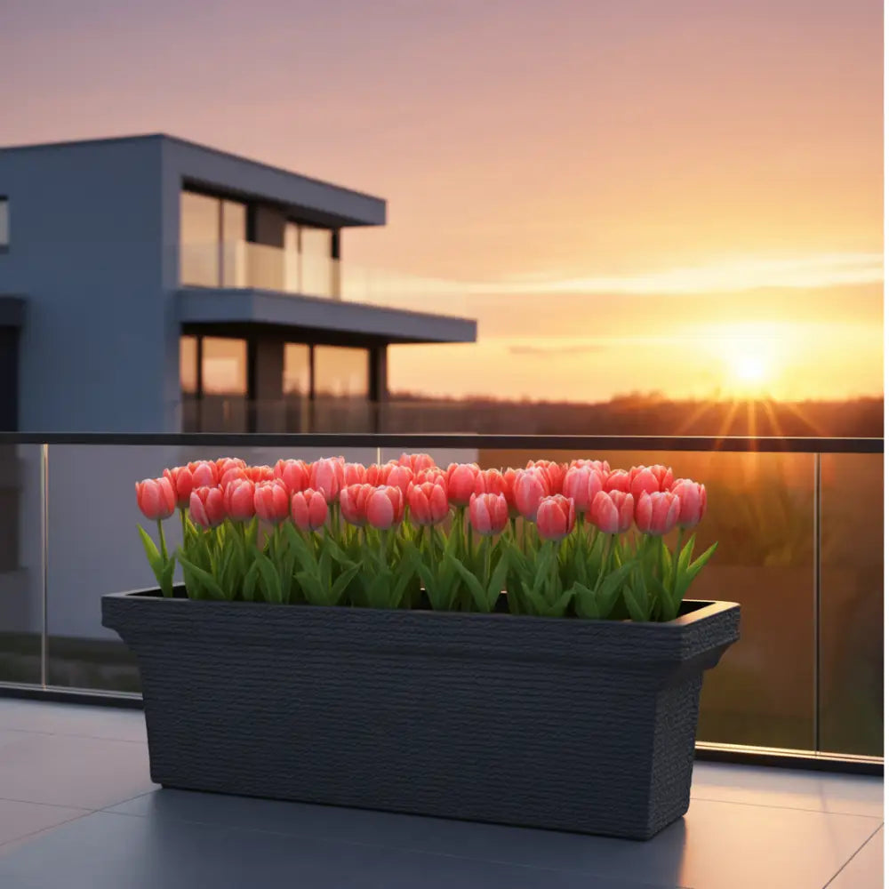 Pot de fleur rectangulaire 80 cm