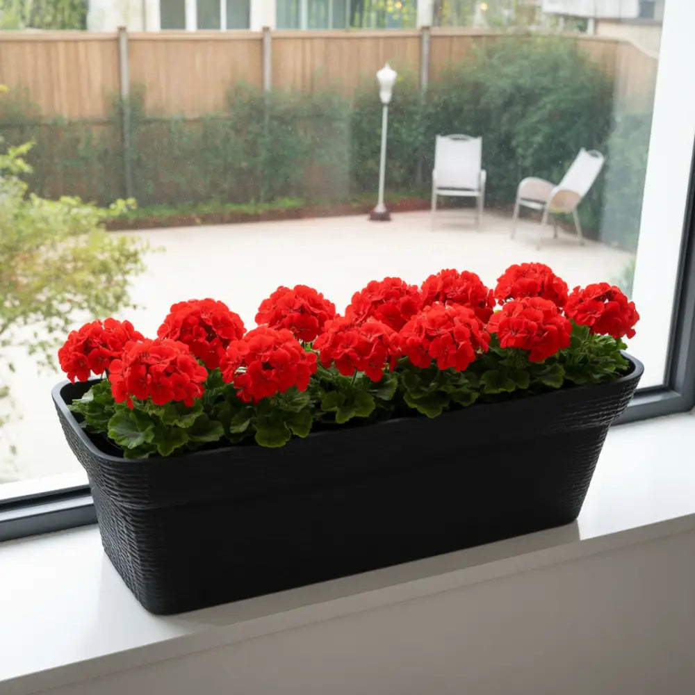 Pot de fleur rectangulaire 80 cm