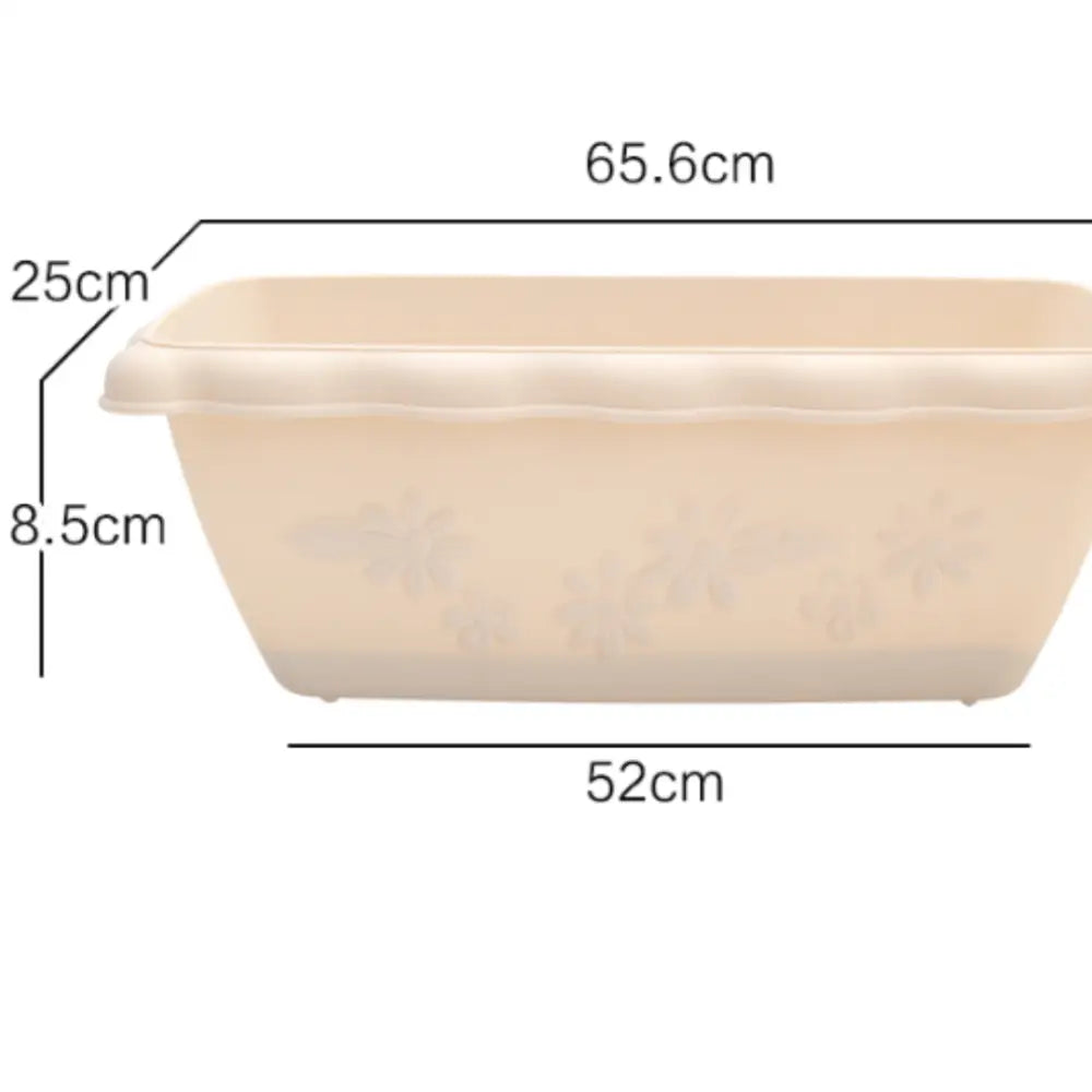 Pot de fleur rectangulaire balcon