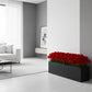 Pot de fleur rectangulaire beton