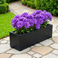 Pot de fleur rectangulaire beton