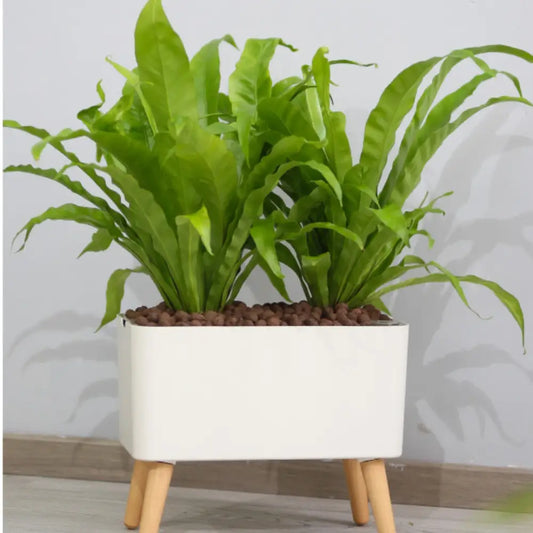 Pot de fleur sur pied plastique