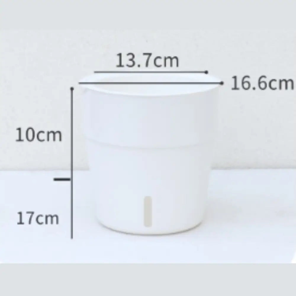 Pot de fleur suspendu avec réserve d’eau