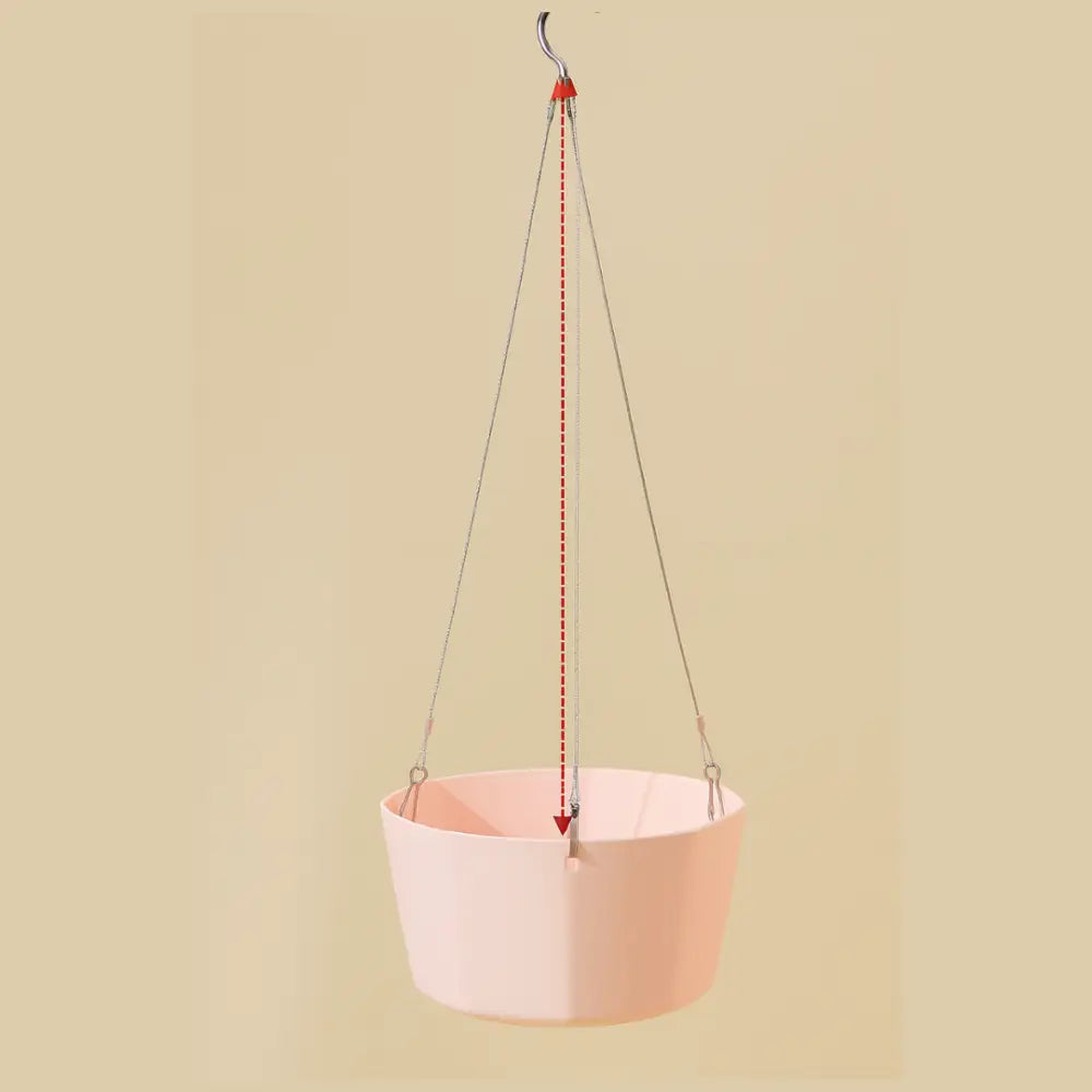 Pot de fleur suspendu couleur
