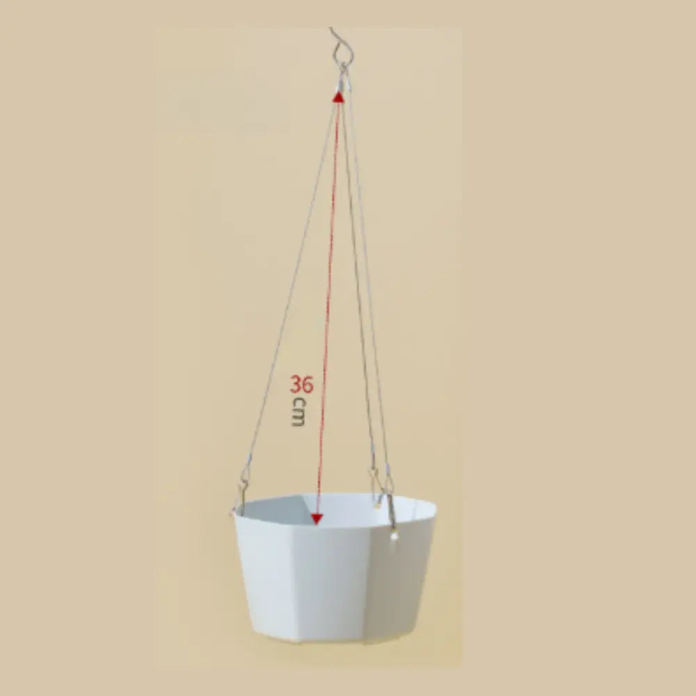 Pot de fleur suspendu couleur - Gris froid