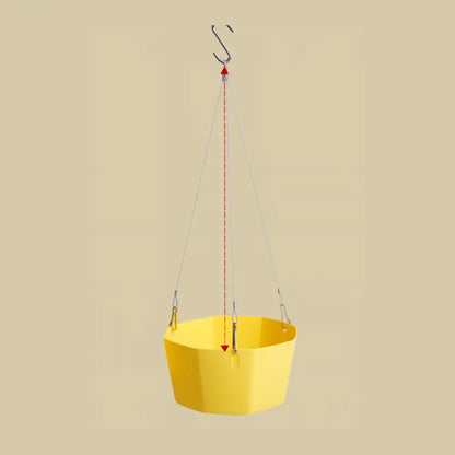 Pot de fleur suspendu couleur - Jaune citron