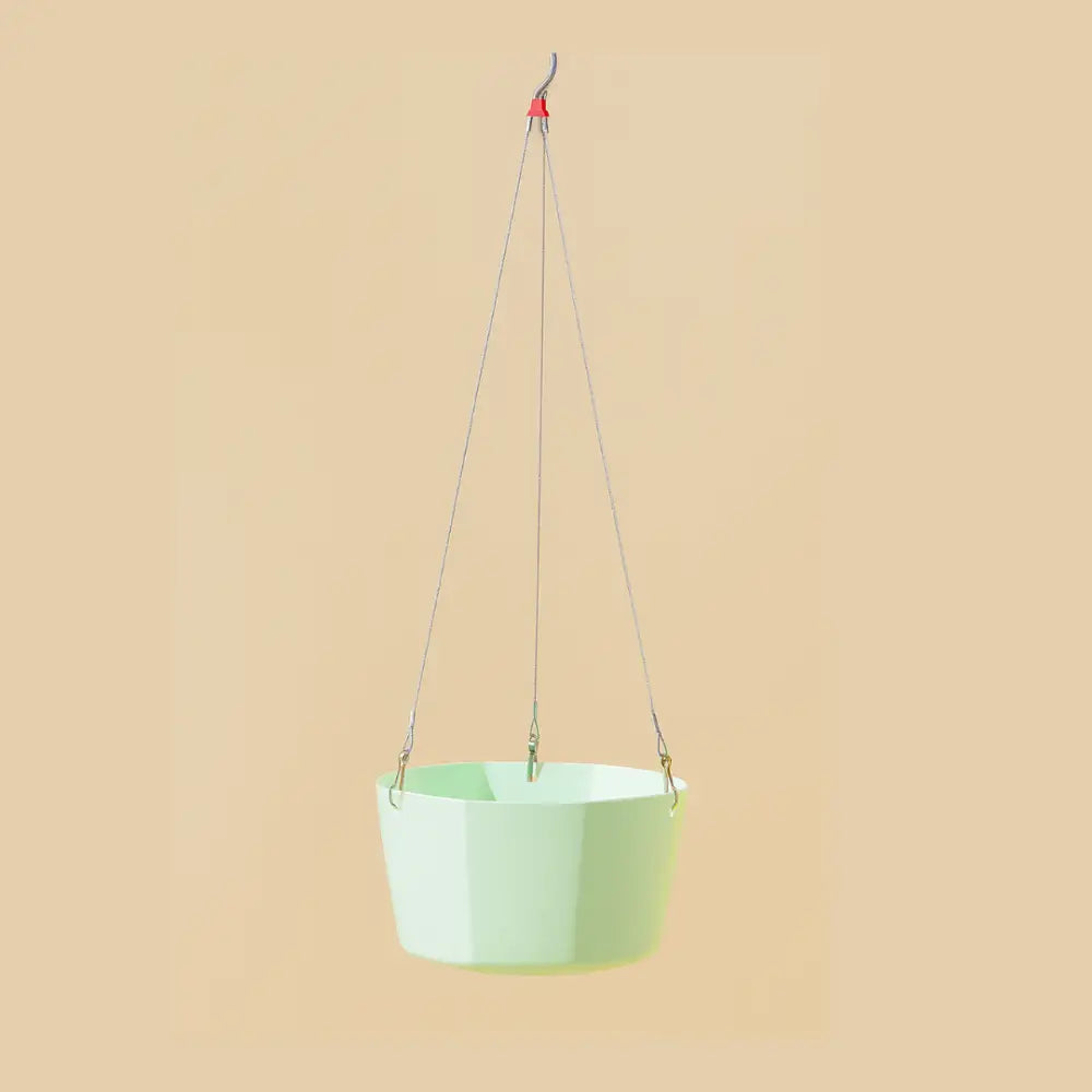 Pot de fleur suspendu couleur - Vert macaron