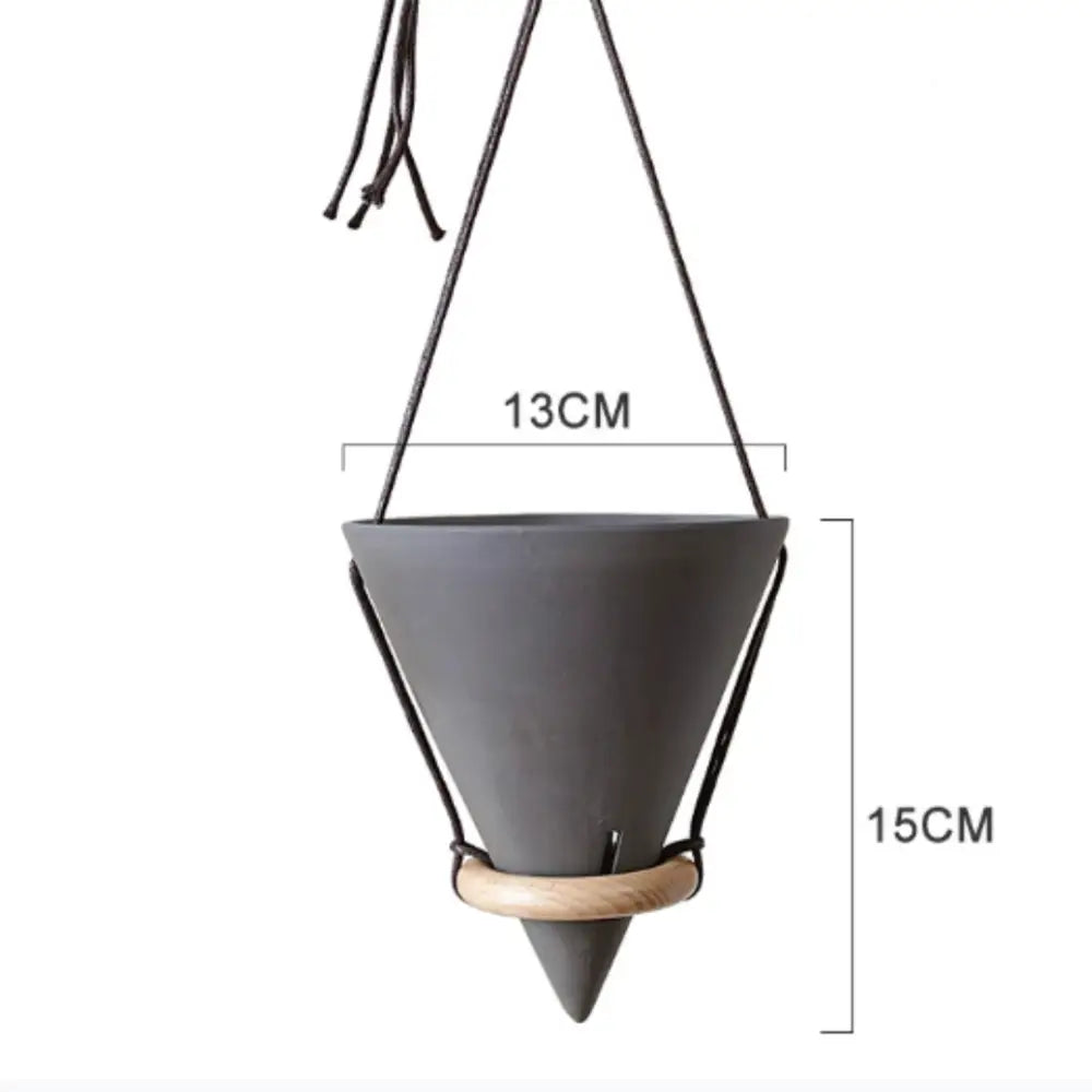 Pot de fleur suspendu design