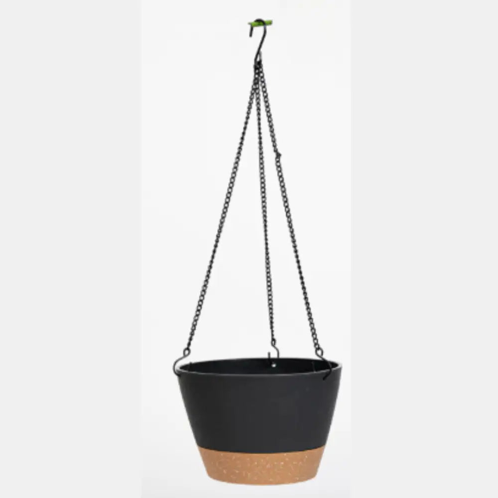 Pot de fleur suspendu pas cher - Gris noir