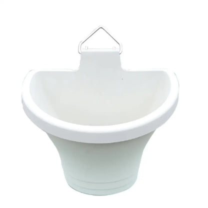 Pot de fleur suspendu plastique - Blanc