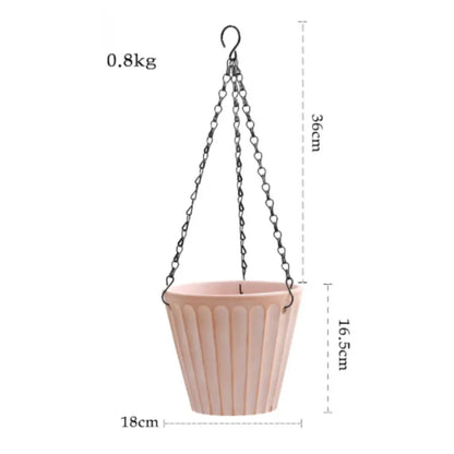 Pot de fleur suspension pour plantes - Blanc mat