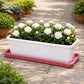 Soucoupe jardinière rectangulaire 40 cm