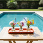Soucoupe jardinière rectangulaire 50 cm