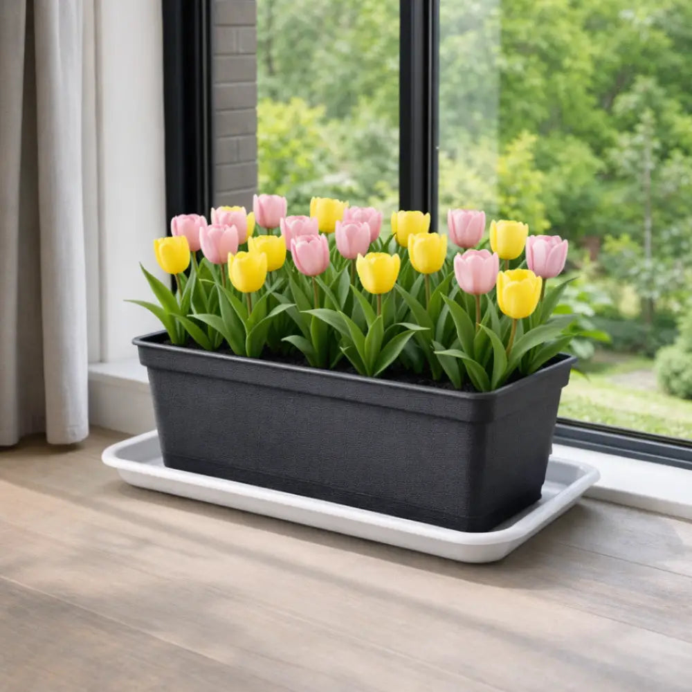 Soucoupe jardinière rectangulaire 70 cm