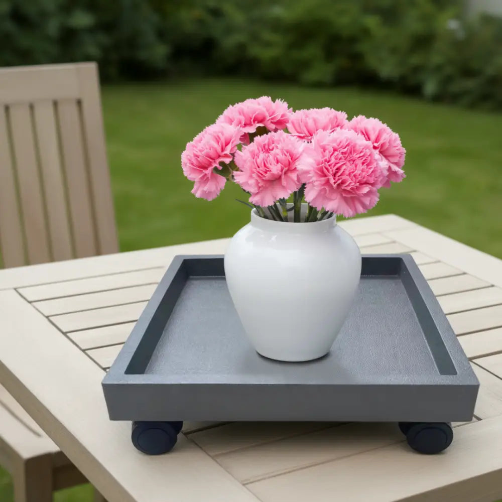 Soucoupe pot de fleur carré 30 cm