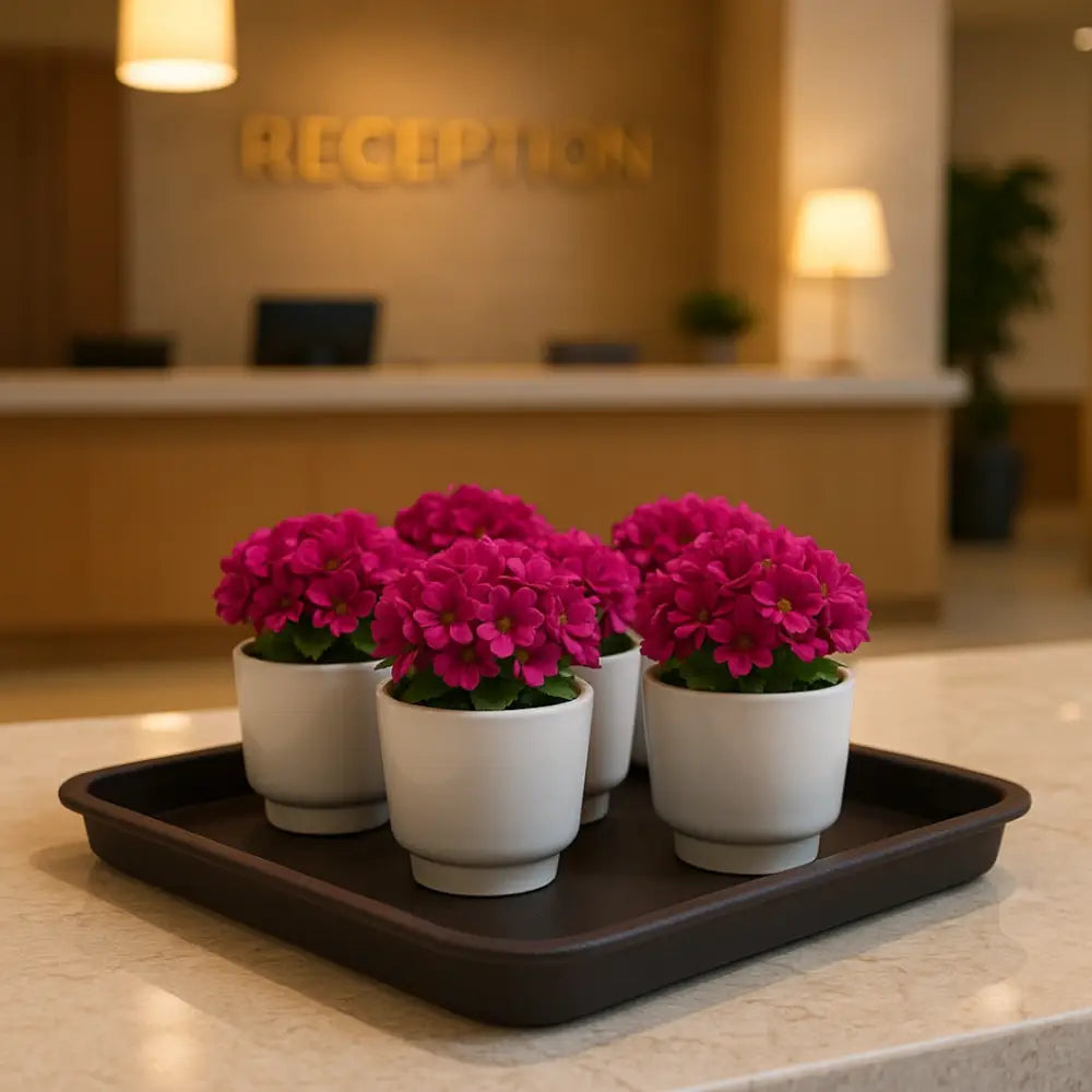 Soucoupe pot de fleur carré 50 cm