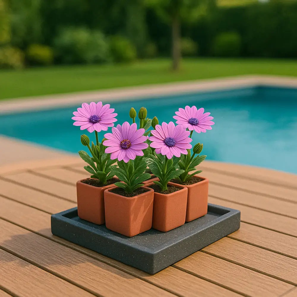 Soucoupe pour pot de fleur carré