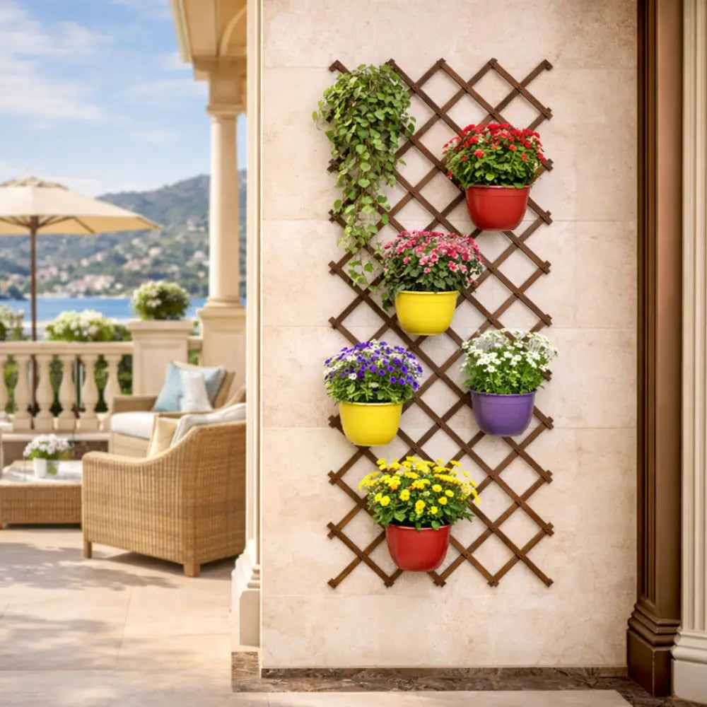 Support mural plantes grimpante