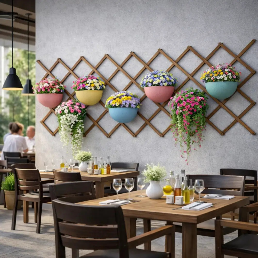 Support mural plantes grimpante