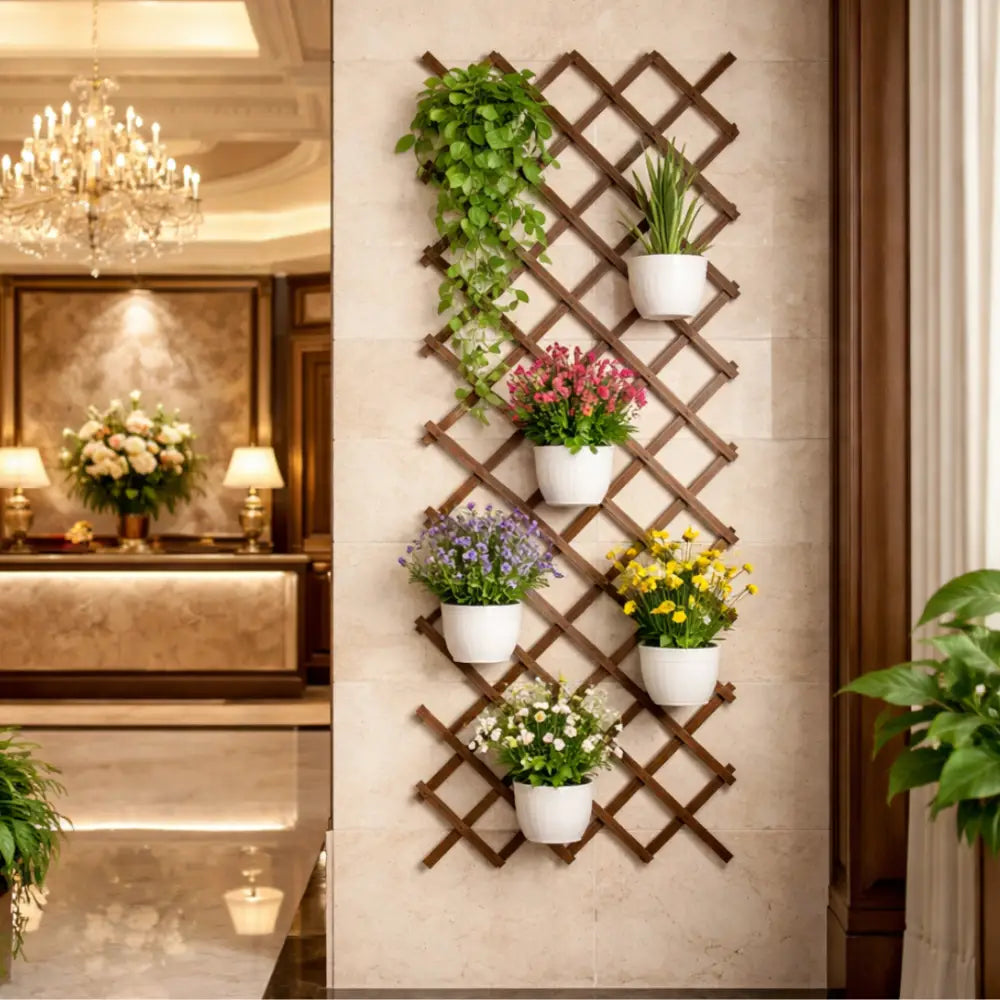 Support mural plantes grimpante