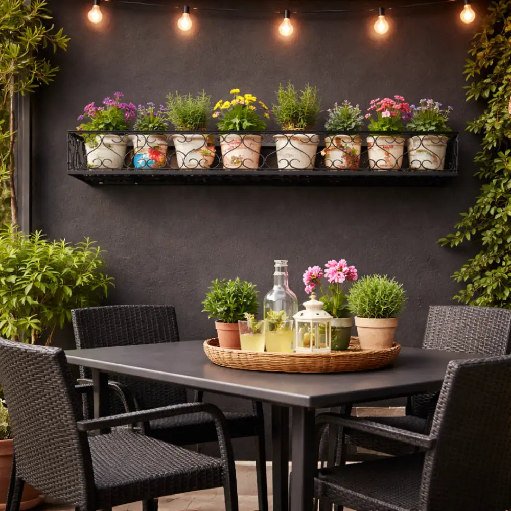 Support mural pot de fleur